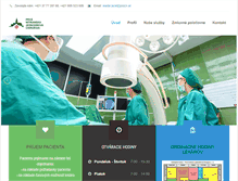Tablet Screenshot of jednodnova-chirurgia.sk